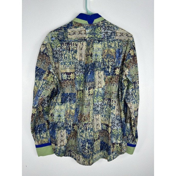 Rare Robert Weldon Original Lot Of 3 Abstract Button Down Shirts Sz Medi… - Picture 6 of 11